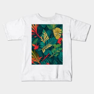 Tropical Leaves Kids T-Shirt